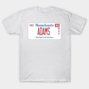 Adams National Historical Park license plate T-Shirt